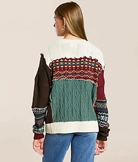 Pieced Sweater
