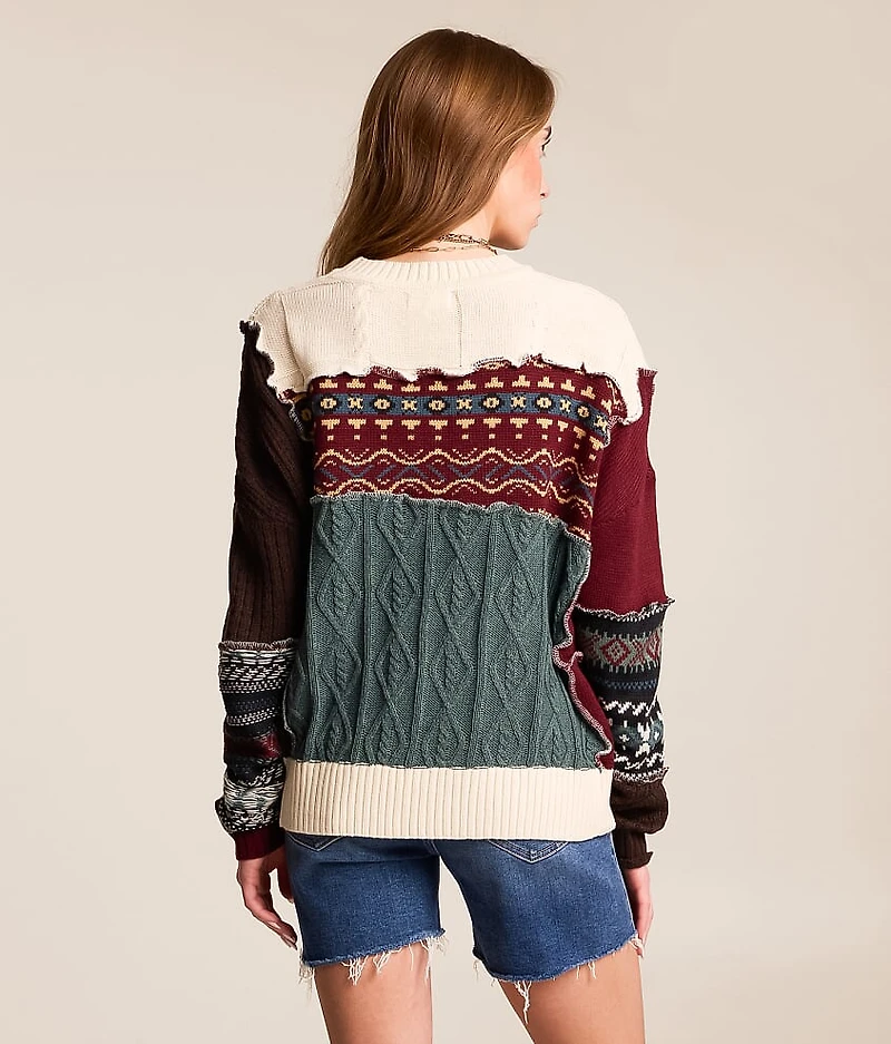 Pieced Sweater