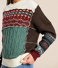 Pieced Sweater