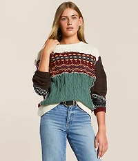 Pieced Sweater