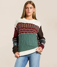 Pieced Sweater