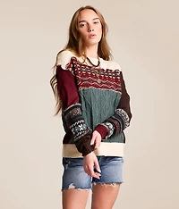 Pieced Sweater