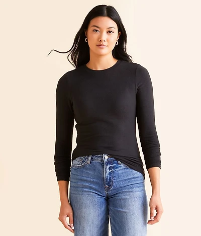 Brushed Knit Top