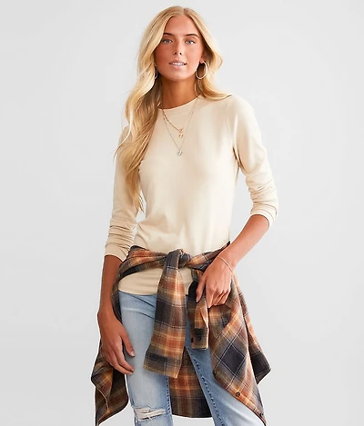 Brushed Knit Top