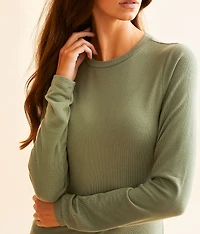 Brushed Knit Top