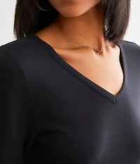 Brushed Knit Top