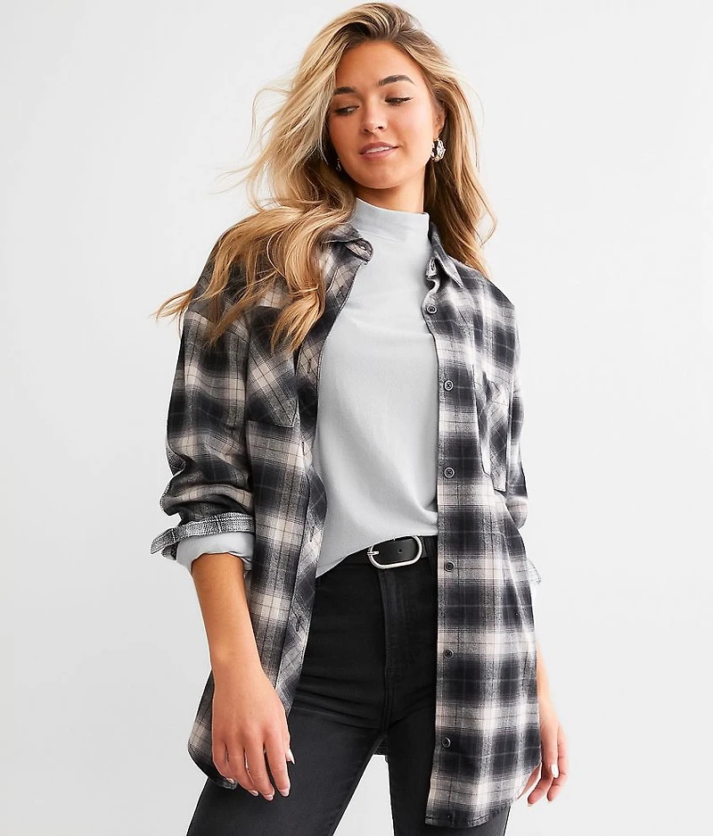Brushed Mock Neck Top