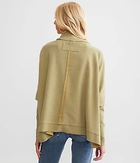 Mock Neck Dolman Top