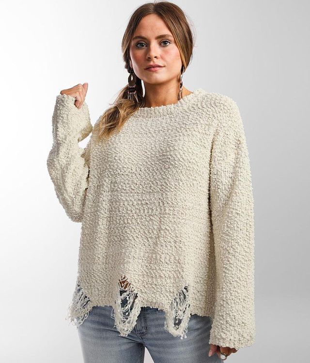 Daytrip Popcorn Pullover Sweater