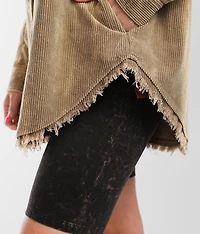 Hooded Corduroy Shacket