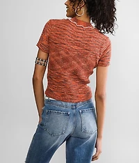 Space Dye Ribbed Top