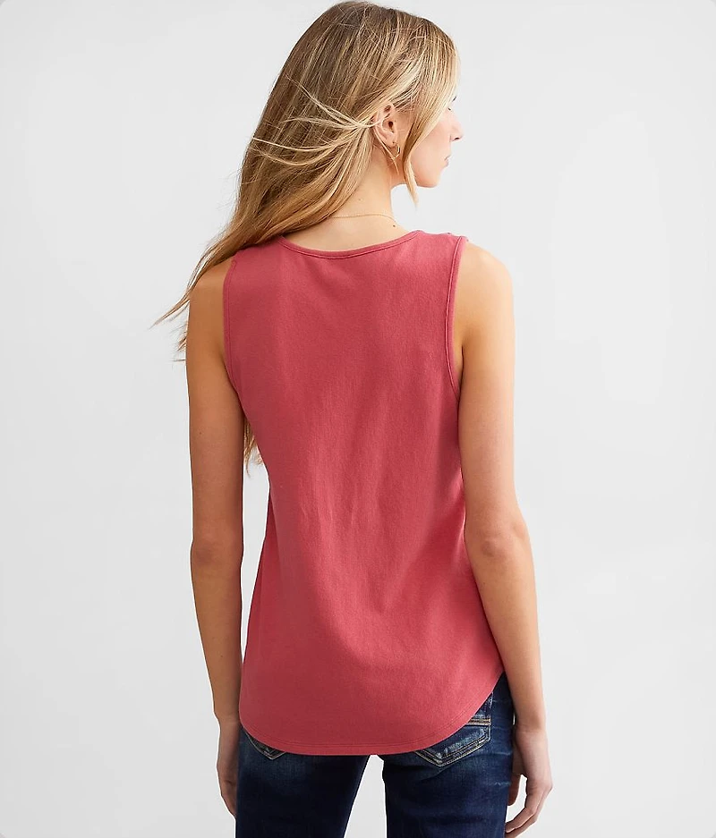 Lace-Up Tank Top
