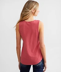 Lace-Up Tank Top