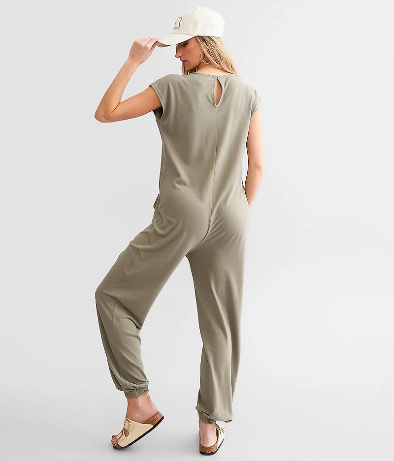 Brushed Knit Jumpsuit