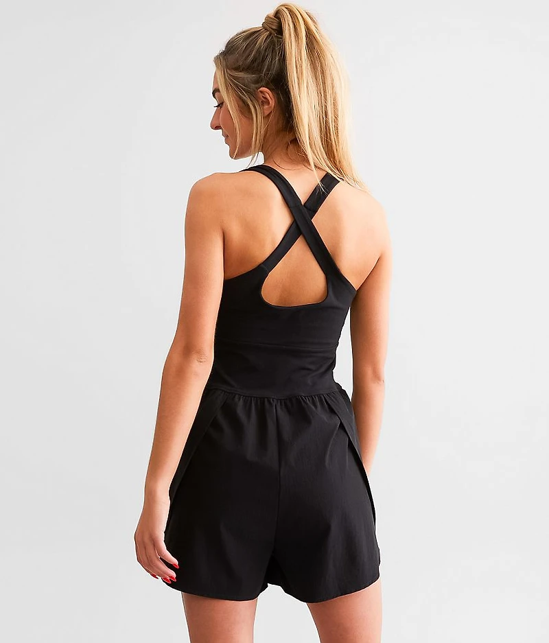 Strappy Cut-out Romper