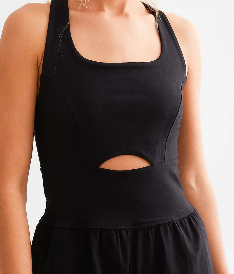 Strappy Cut-out Romper