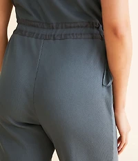 Hooded Henley Jumpsuit
