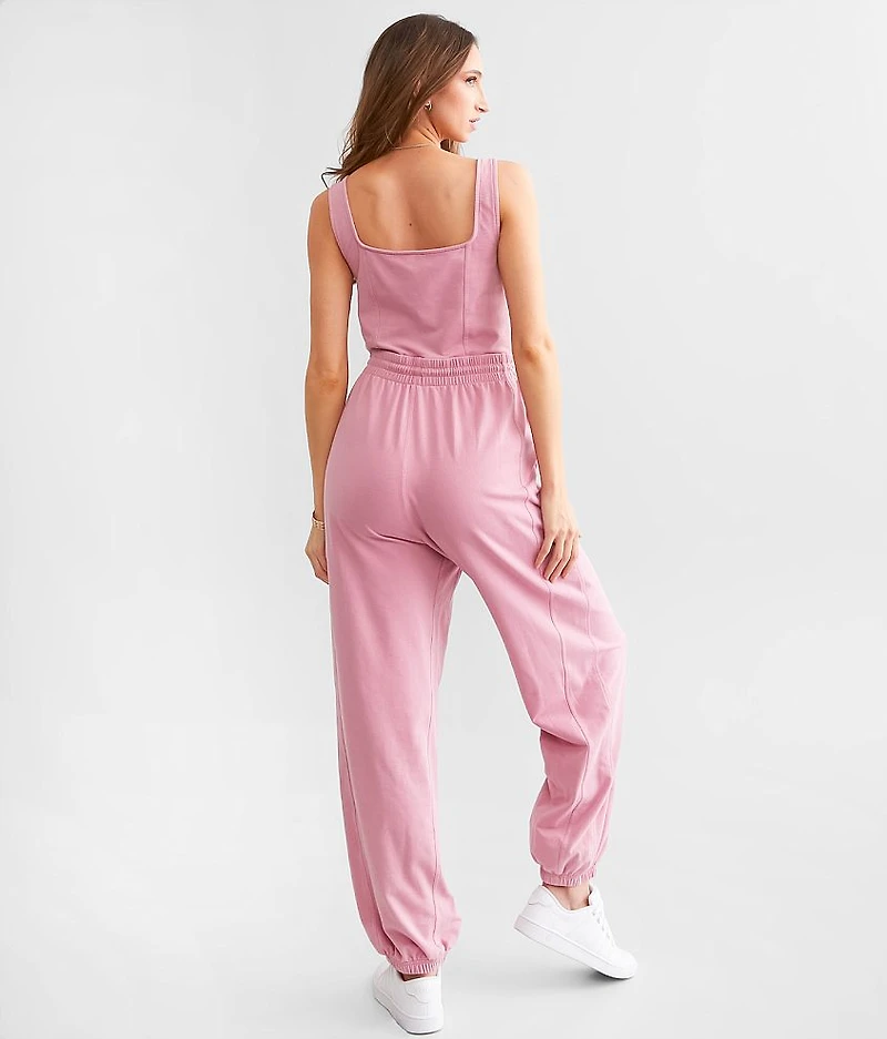 Washed Knit Jumpsuit