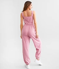 Washed Knit Jumpsuit