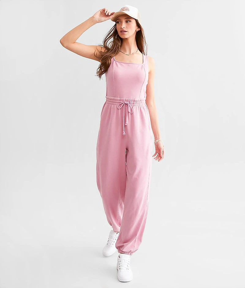 Washed Knit Jumpsuit