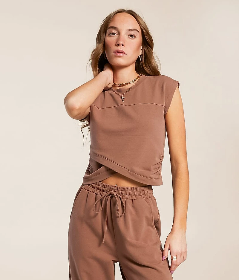 Surplice Boxy Top