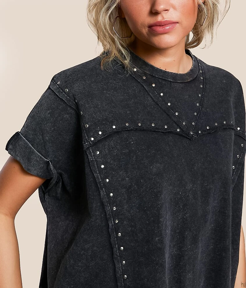 Studded Boxy T-Shirt