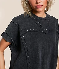 Studded Boxy T-Shirt