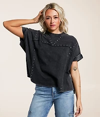Studded Boxy T-Shirt