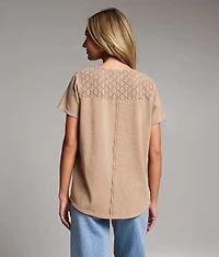 Crochet Henley Top