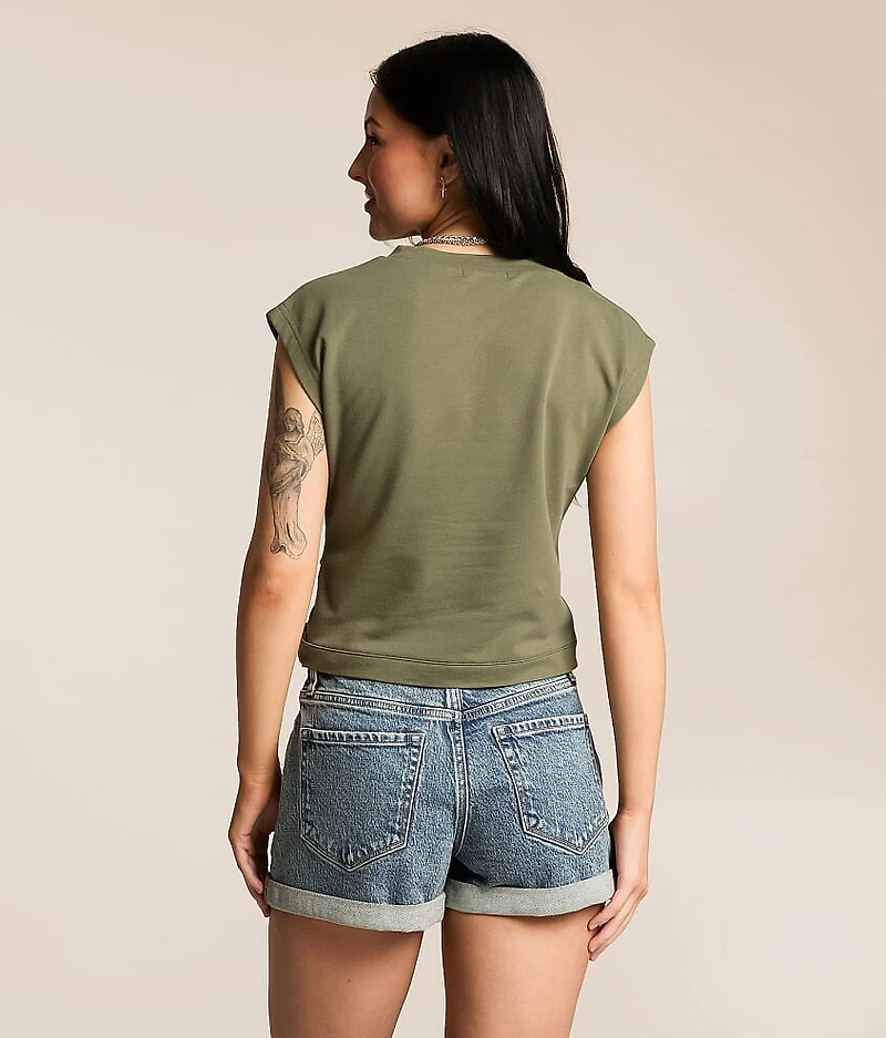 Tulip Hem Cropped Top