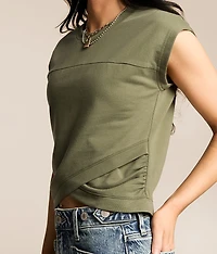 Tulip Hem Cropped Top