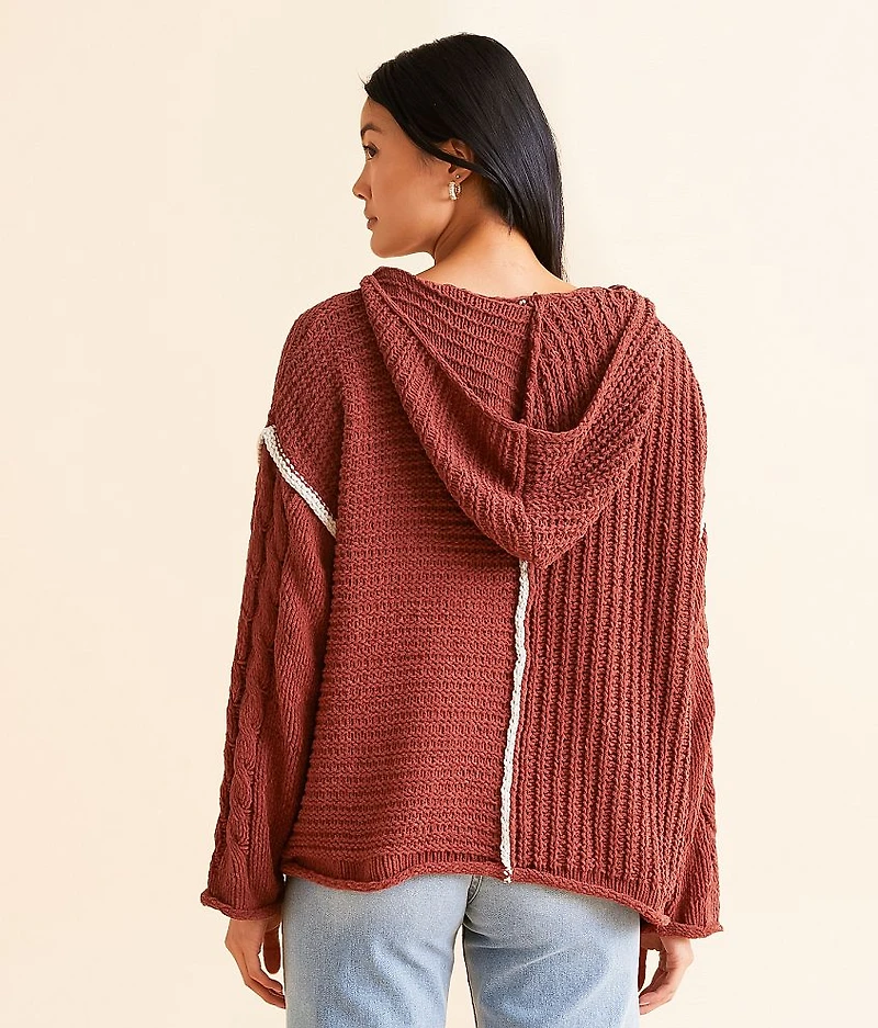 Chenille Hooded Sweater