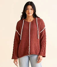 Chenille Hooded Sweater