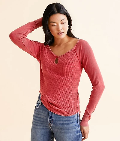 Washed Thermal Top