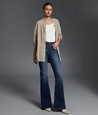 Pointelle Cardigan Sweater