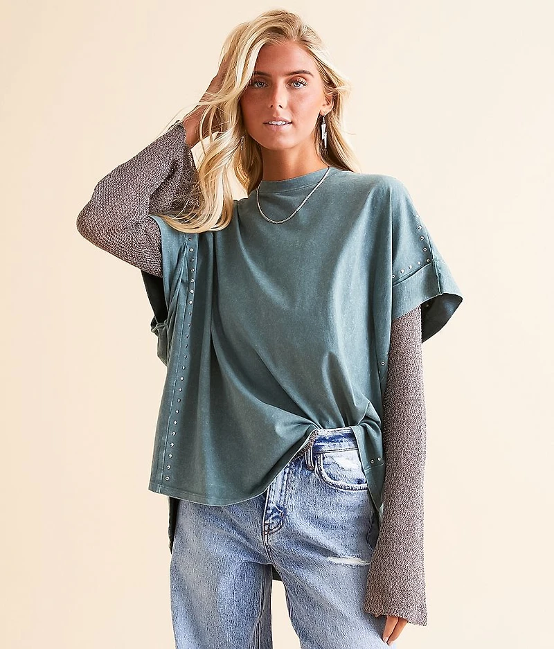Studded Boxy T-Shirt