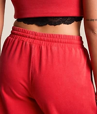 Washed Wide Leg Sweatpant