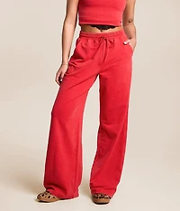 Washed Wide Leg Sweatpant
