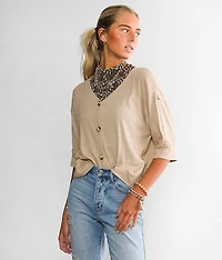 Drop Shoulder Cardigan