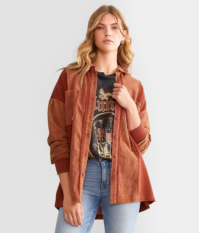 Washed Boyfriend Shirt