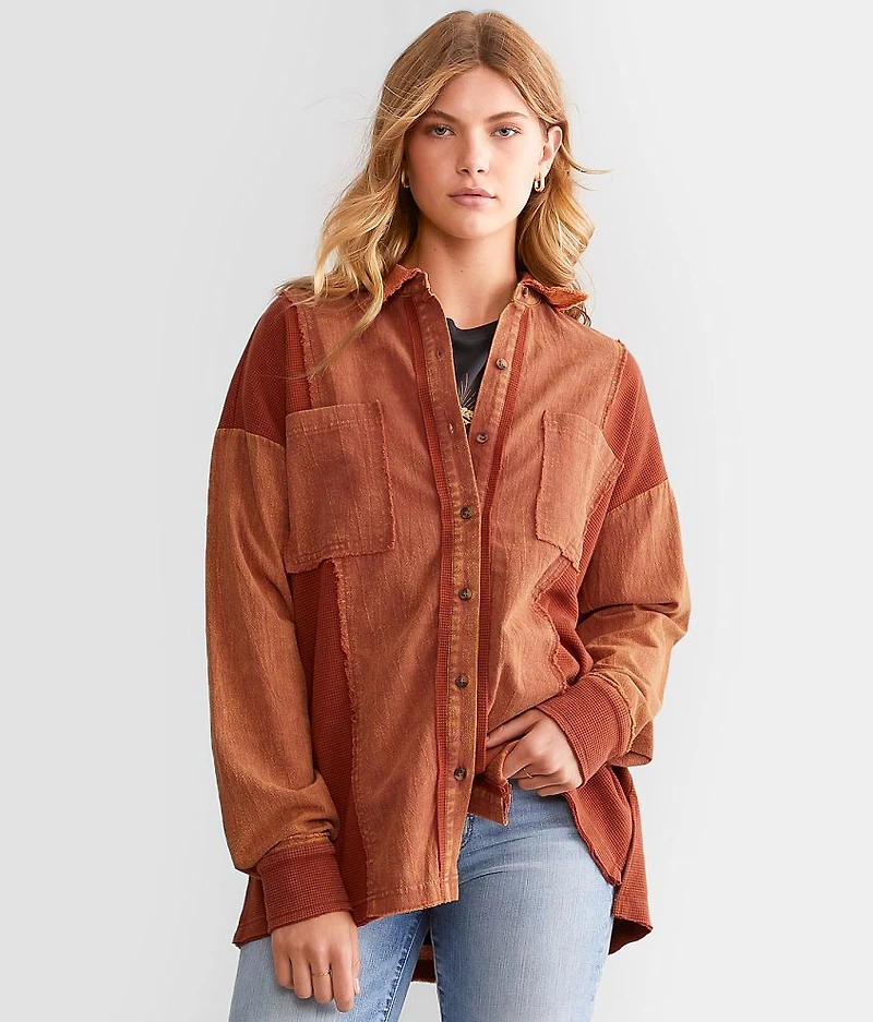 Washed Boyfriend Shirt
