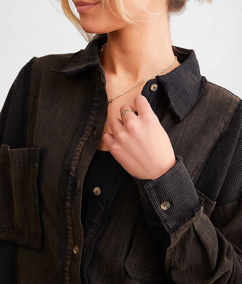 Washed Boyfriend Shirt