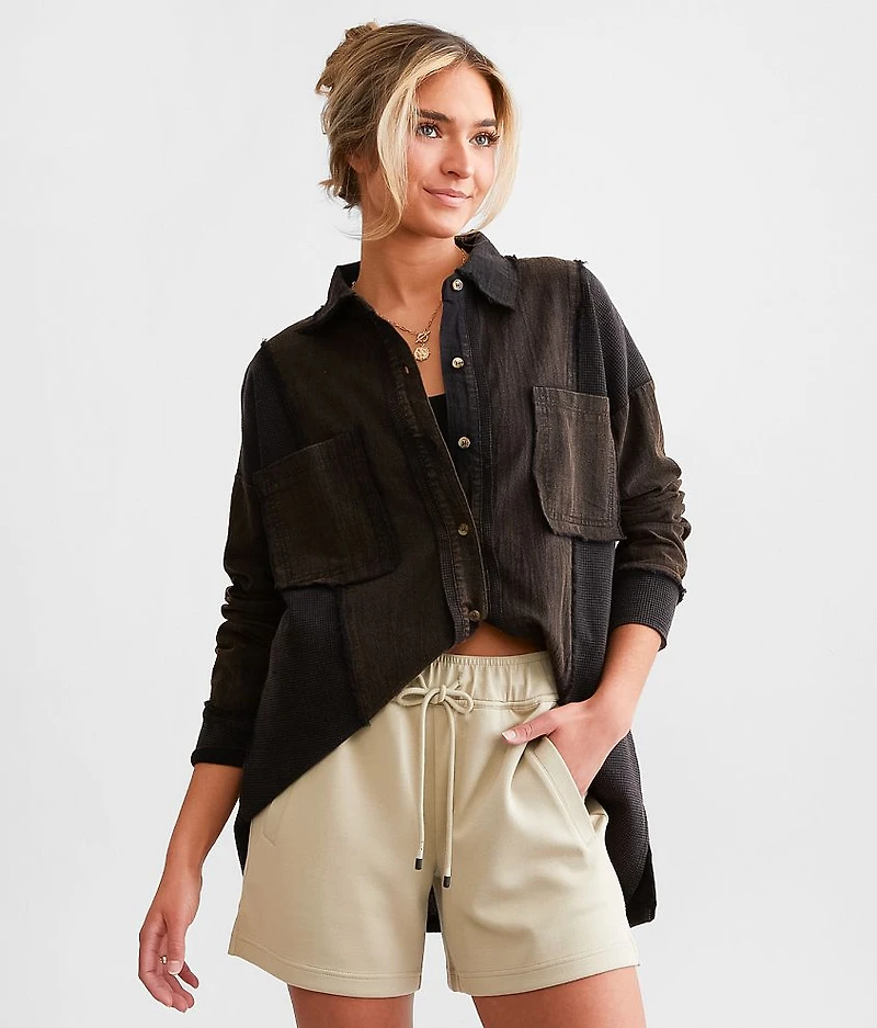 Washed Boyfriend Shirt