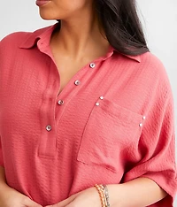 Chest Pocket Henley