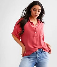 Chest Pocket Henley