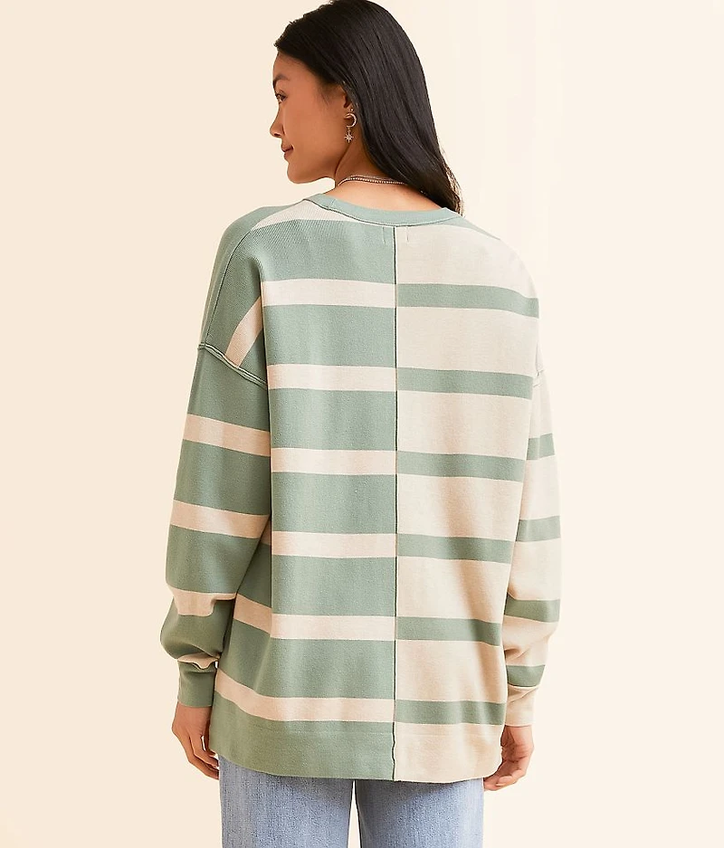 Checkered Tunic Pullover