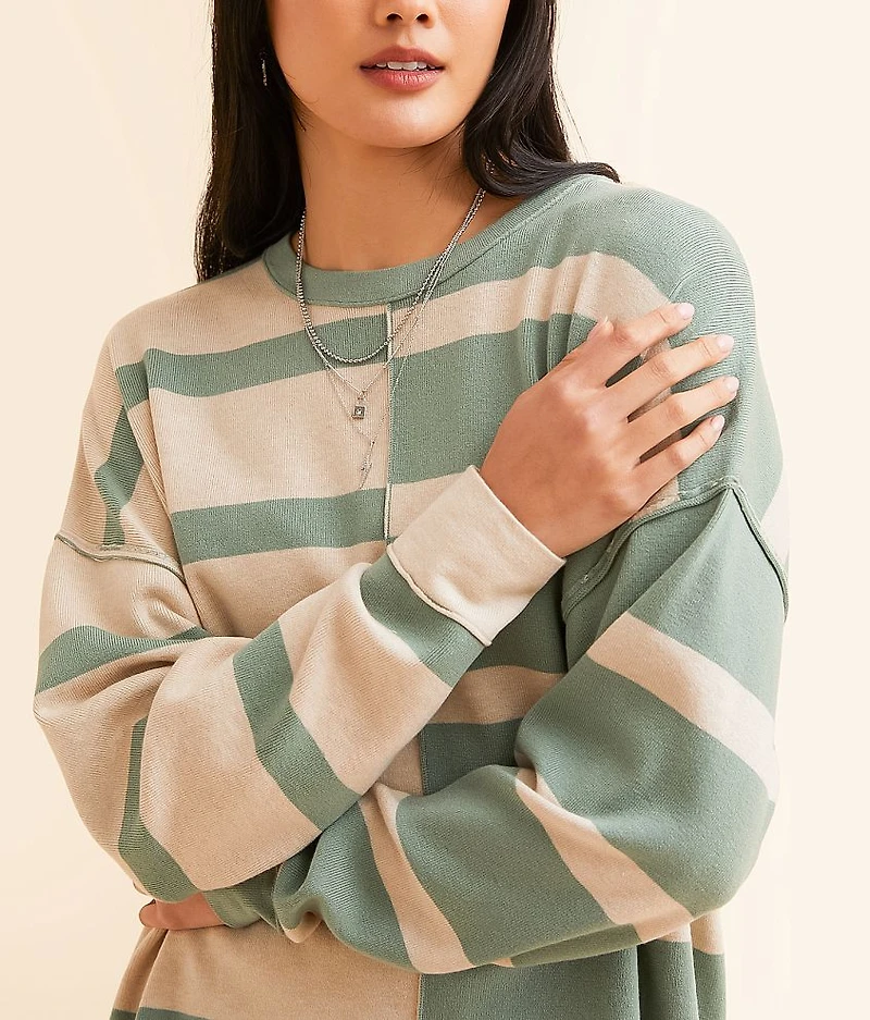 Checkered Tunic Pullover