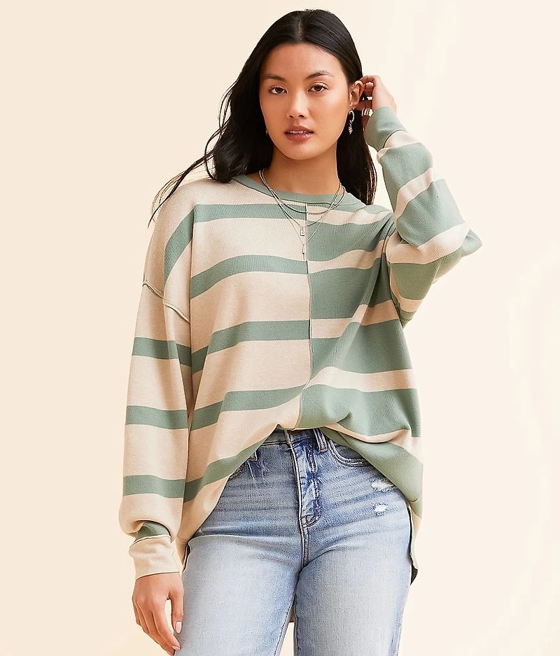Checkered Tunic Pullover