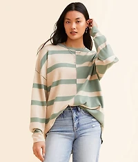 Checkered Tunic Pullover