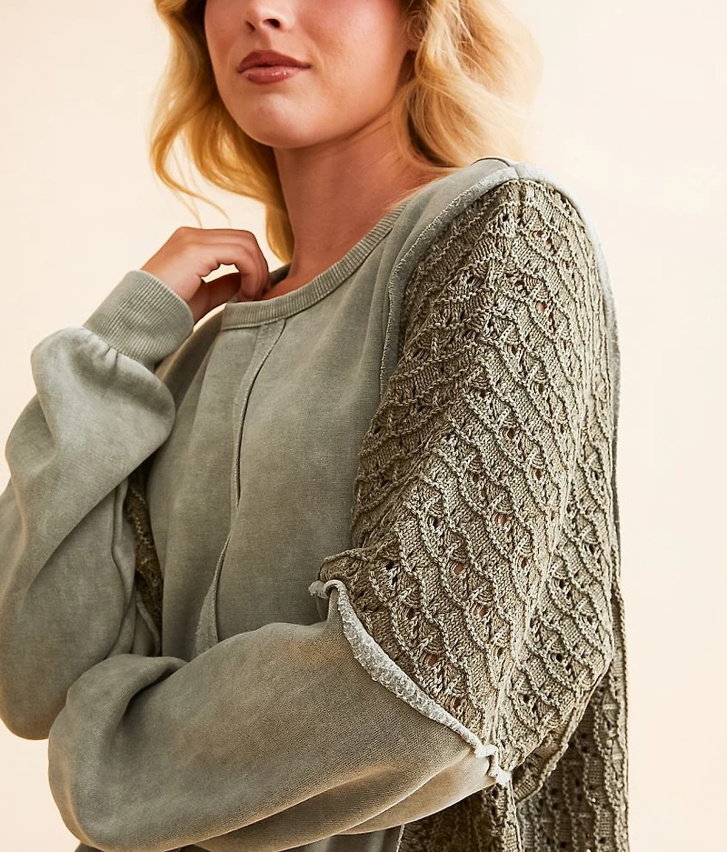 Pieced Pullover